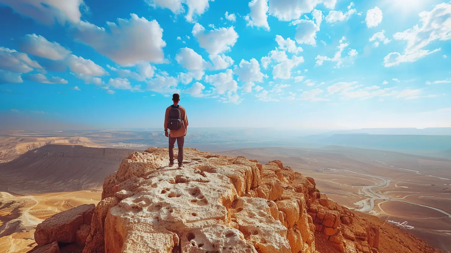 Exploring the Hilltop Fortress of Masada in Israel