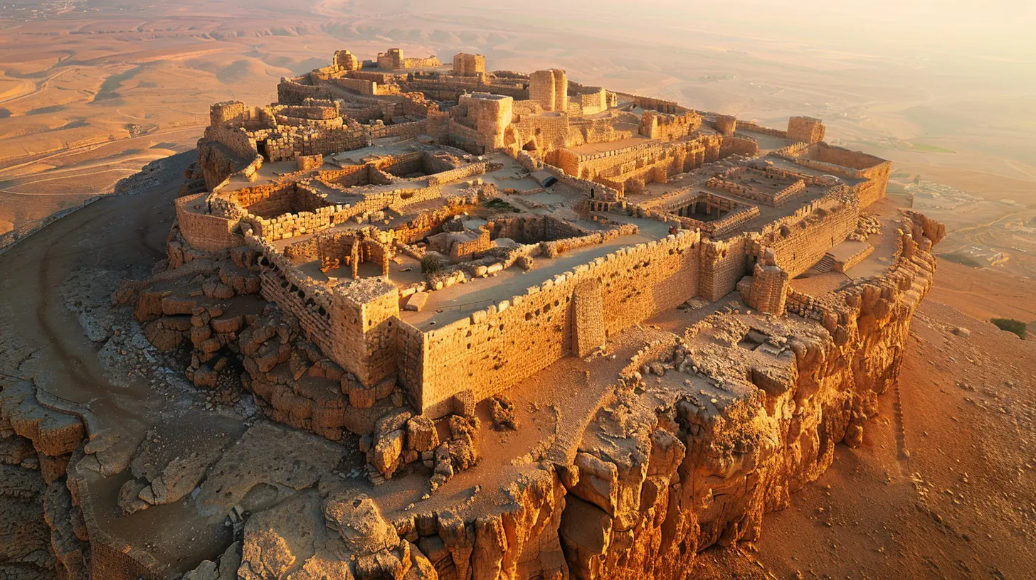 Exploring the Hilltop Fortress of Masada in Israel