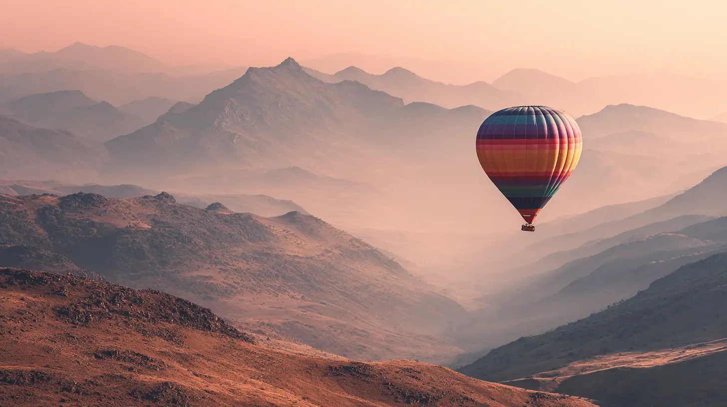 Hot Air Balloon Adventures Over Dramatic Landscapes