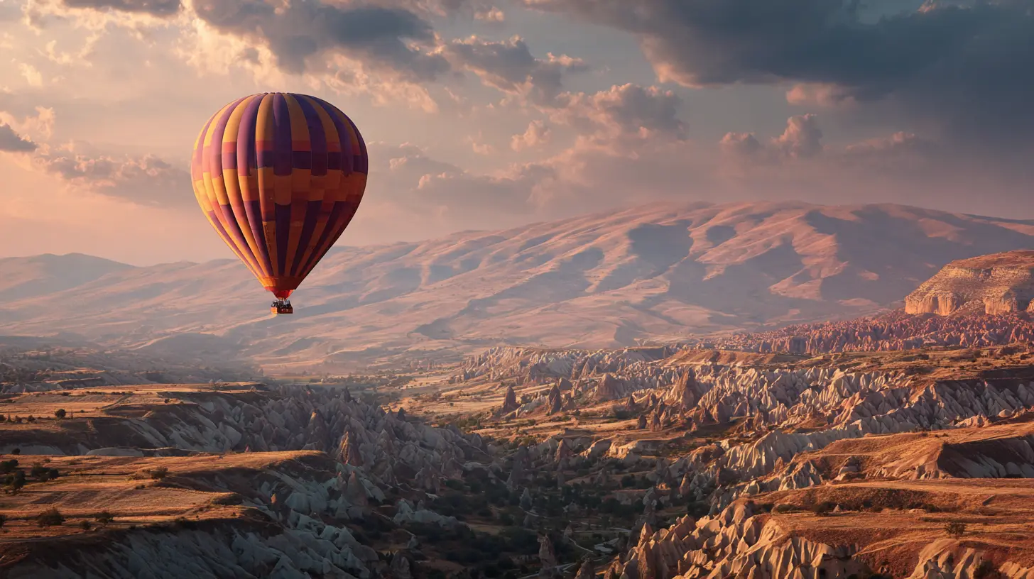 Hot Air Balloon Adventures Over Dramatic Landscapes
