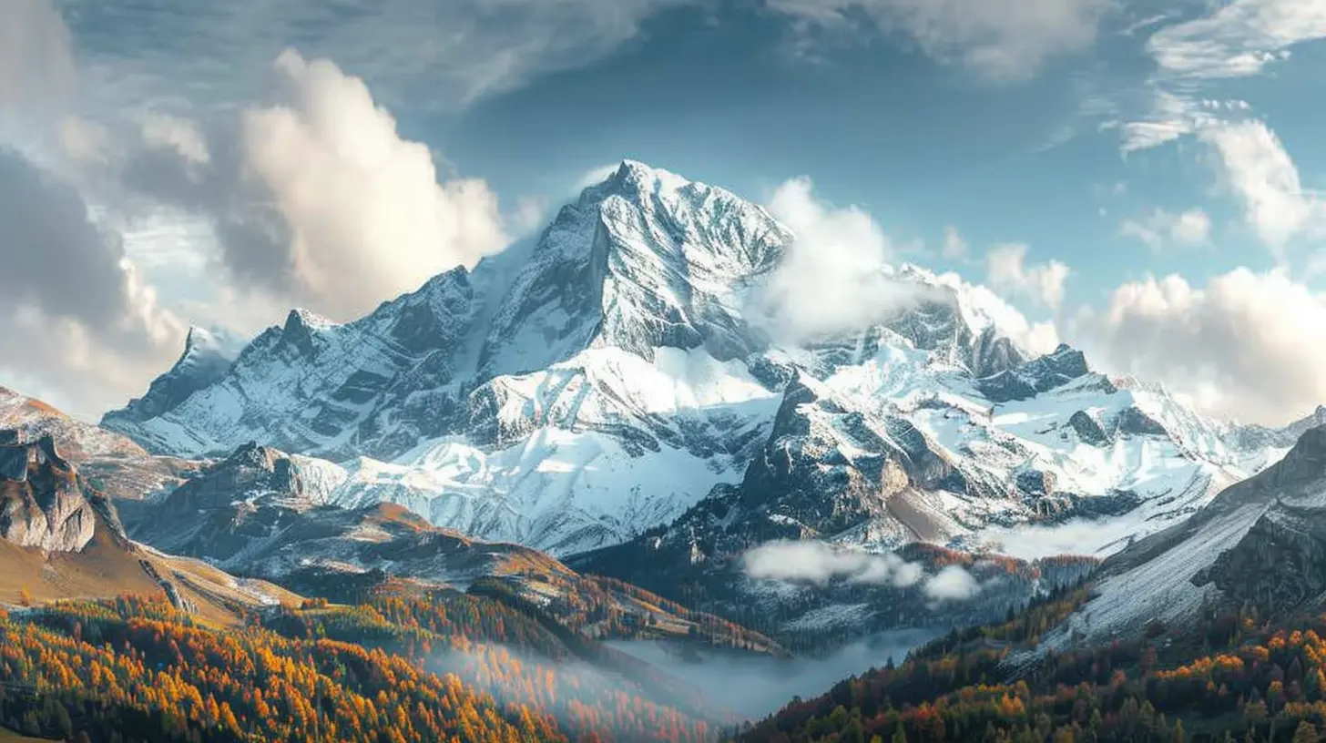 The Allure of Snow-Capped Mountains in Springtime