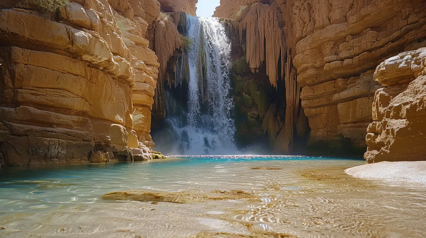 The Desert's Hidden Waterfalls: Nature's Unexpected Surprise