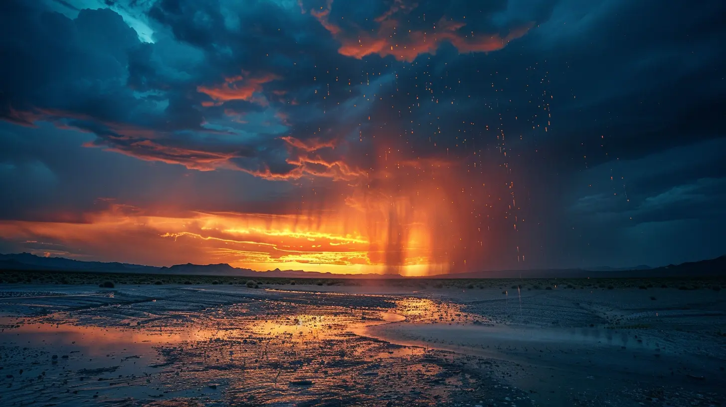The Magic of Desert Rain: Witnessing a Rare Phenomenon