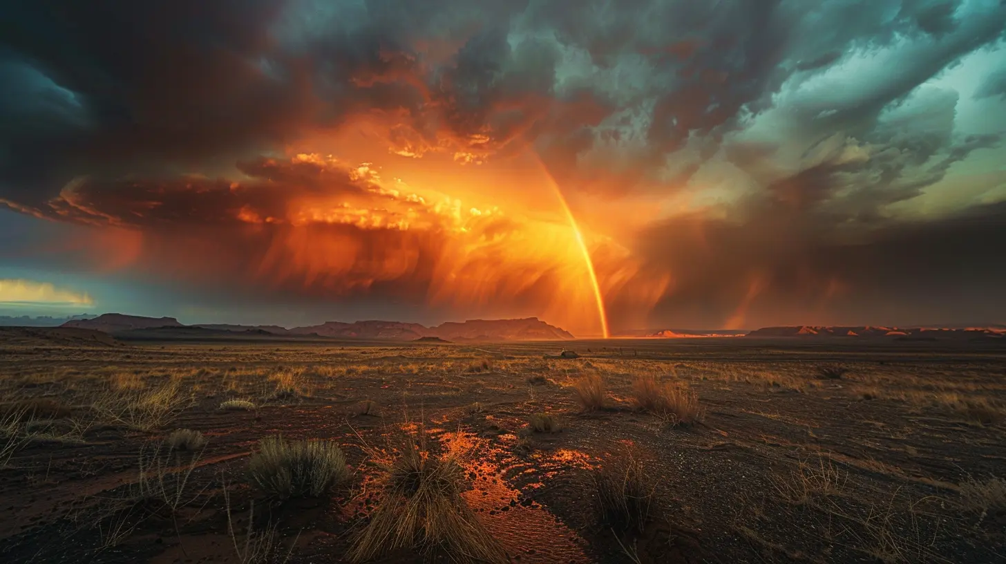 The Magic of Desert Rain: Witnessing a Rare Phenomenon