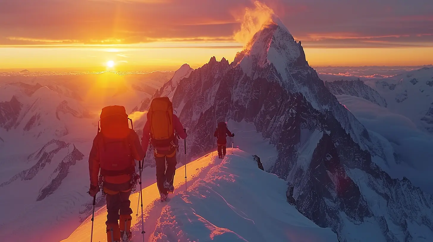 The Magic of Sunrise Hikes in the High Mountains