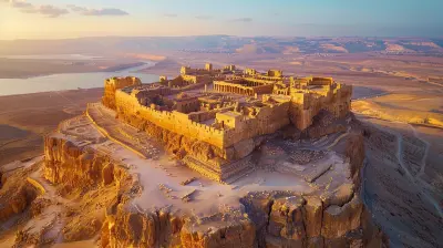 Exploring The Hilltop Fortress Of Masada In Israel