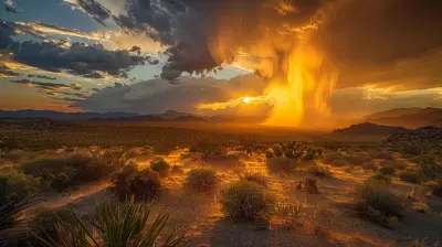 The Magic of Desert Rain: Witnessing a Rare Phenomenon