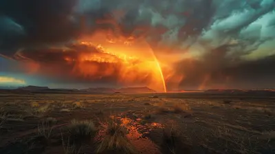 The Magic of Desert Rain: Witnessing a Rare Phenomenon
