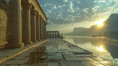 The Shimmering Pillars of Luxor’s Temple Complex