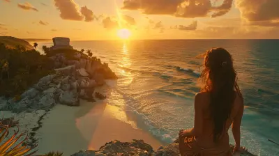The Towering Temples of Tulum Overlooking the Caribbean